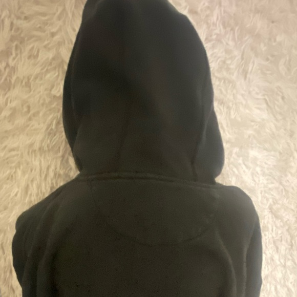 Ecko Unltd Hoodie Mens XXL Black Red Zip Grunge Rap Skate Spellout Sweatshirt - Picture 2 of 8